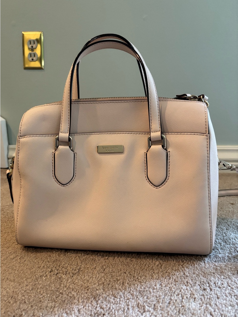Kate Spade Pink Saffiano Leather Bag